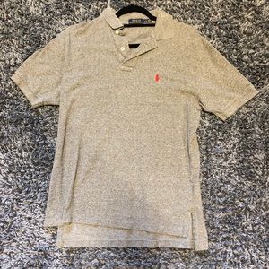 Polo by Ralph Lauren grey polo w red logo